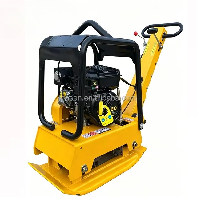 Plate Compactor Vibrator - Hand Push Diesel Engine Vibratory Plate