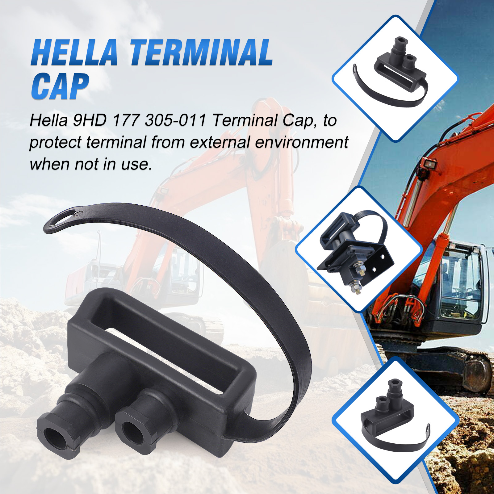 Heavy Equipment In Mining - 9HD 177 305-011 Terminal Cap For