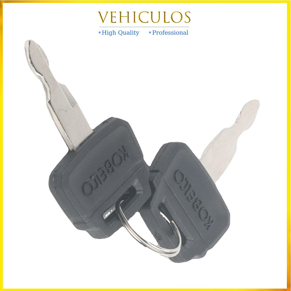 Heavy Equipment Key Set - 2pcs Excavators K250 Ignition Key Accessories