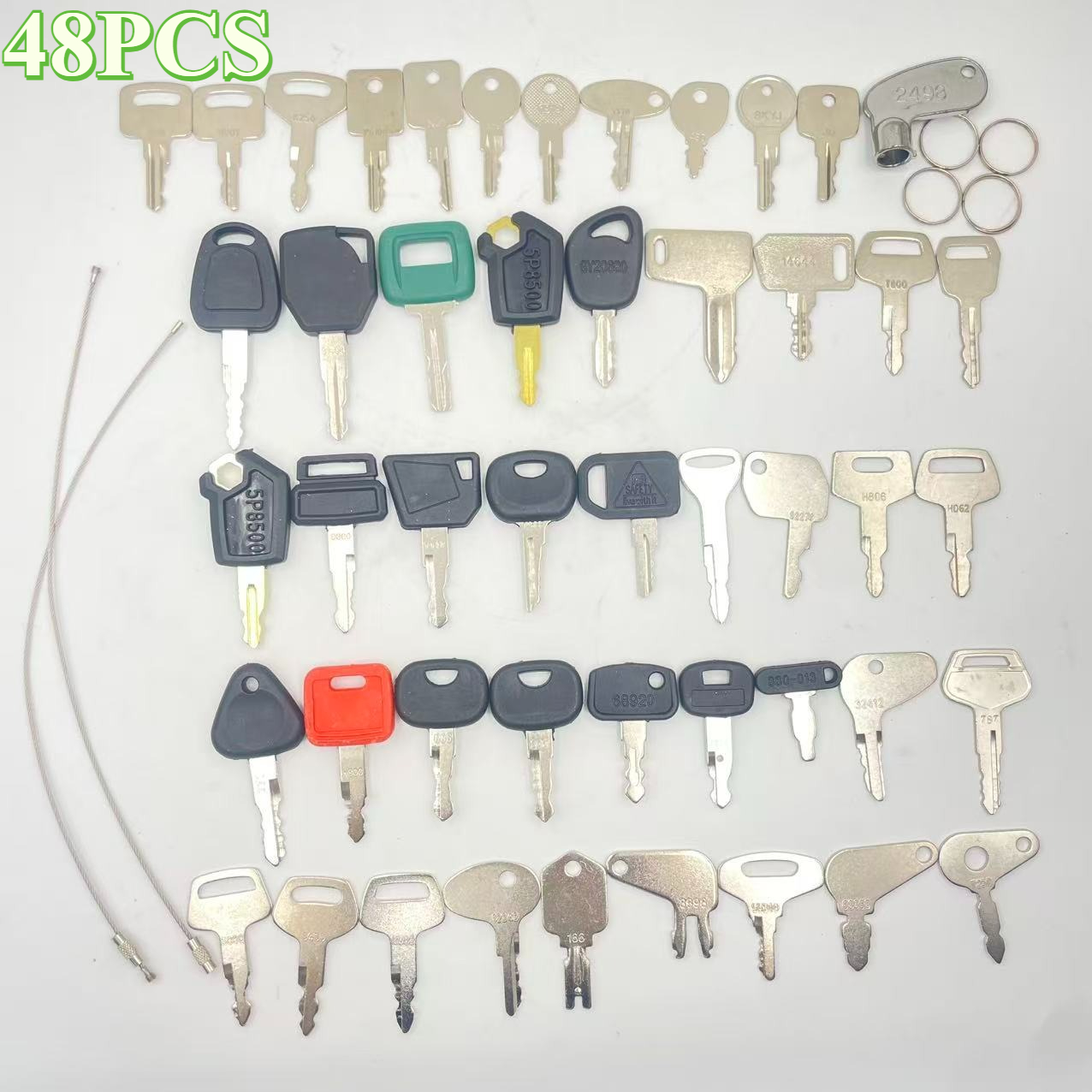 Heavy Equipment Key Set - 48PCS Heavy Equipment Keys Set For