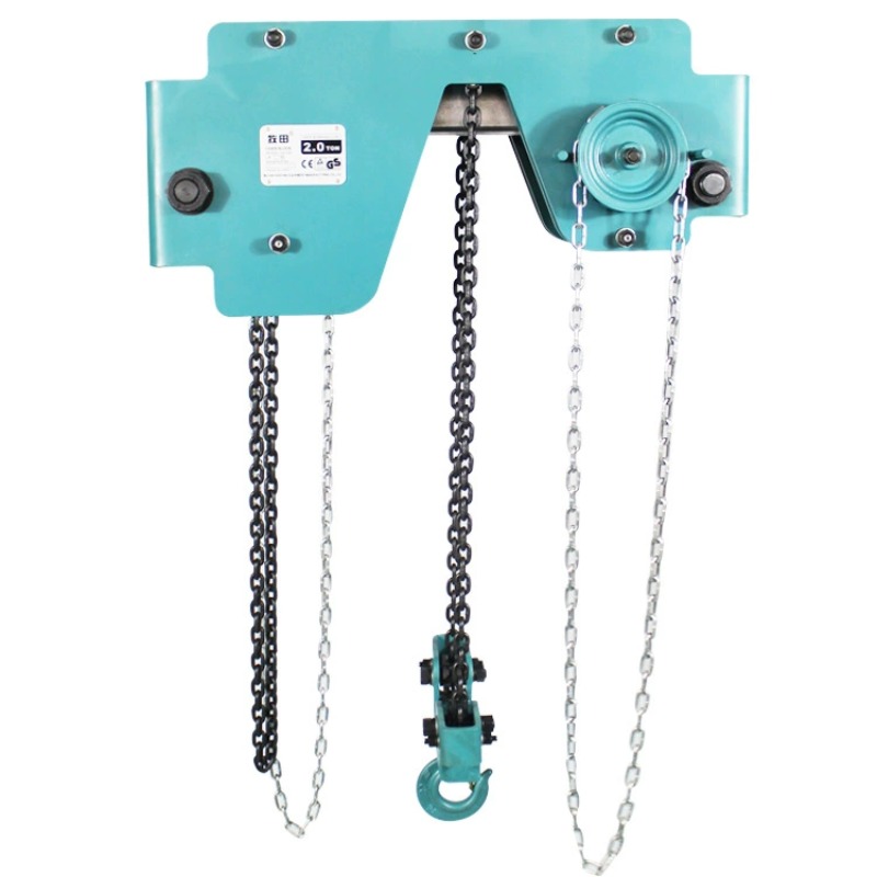 Heavy Equipment Handling - Low Headroom Double Chain Hand Hoist