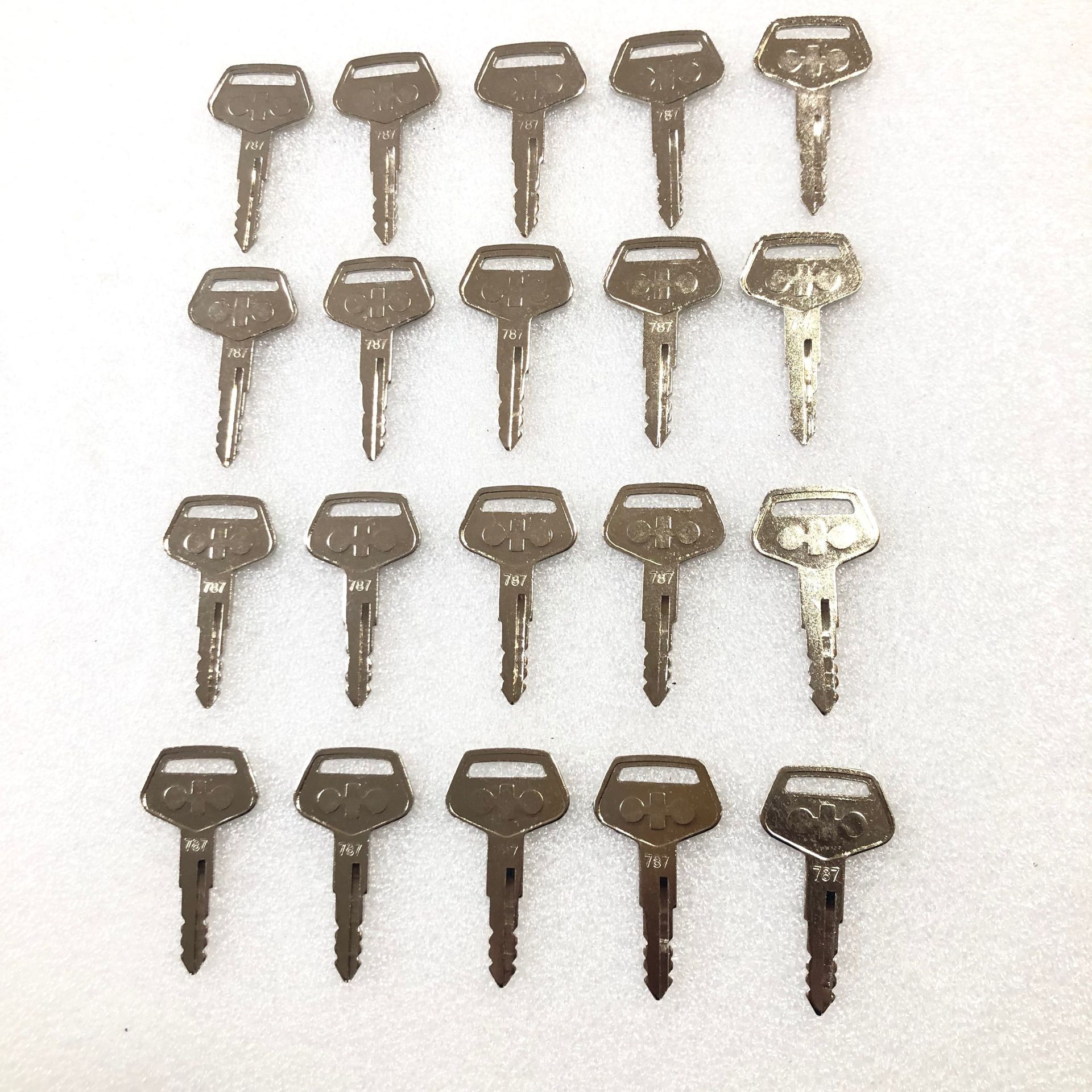 Heavy Equipment Key Set - 20PCS 787 Key for Komatsu Excavator