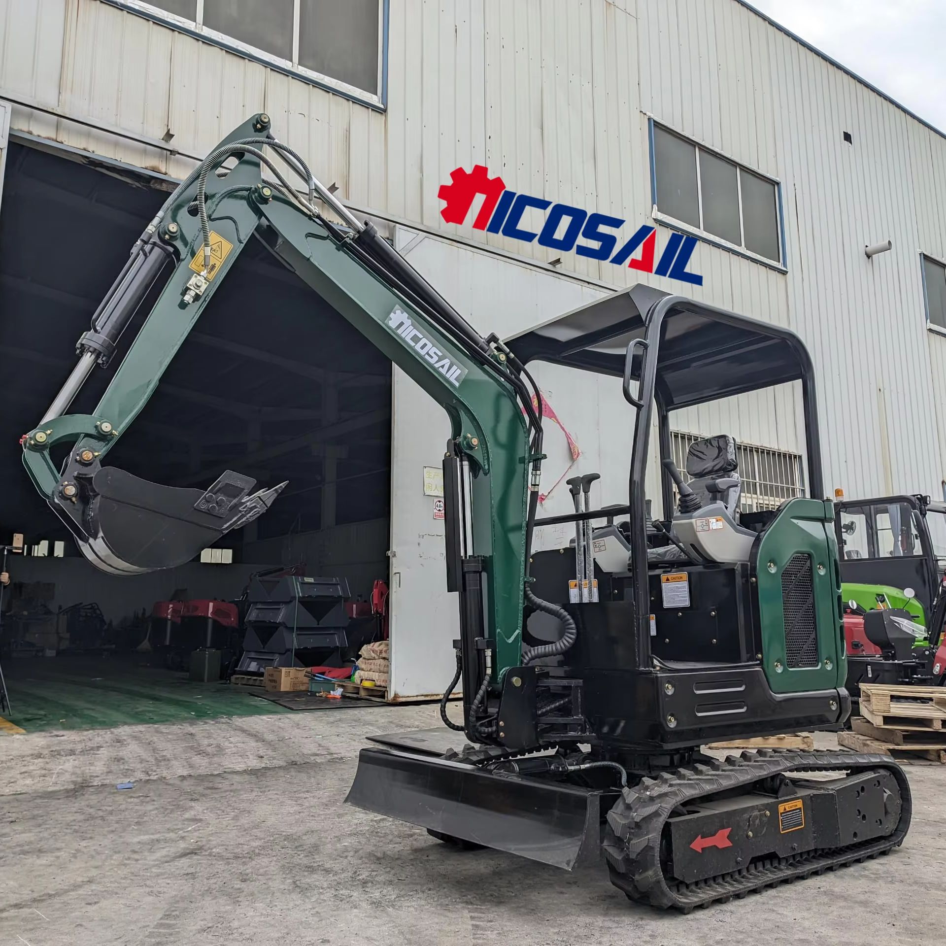 Heavy Equipment In Mining - Customizable 5-Ton Long-Arm Excavator And 2.5-Ton