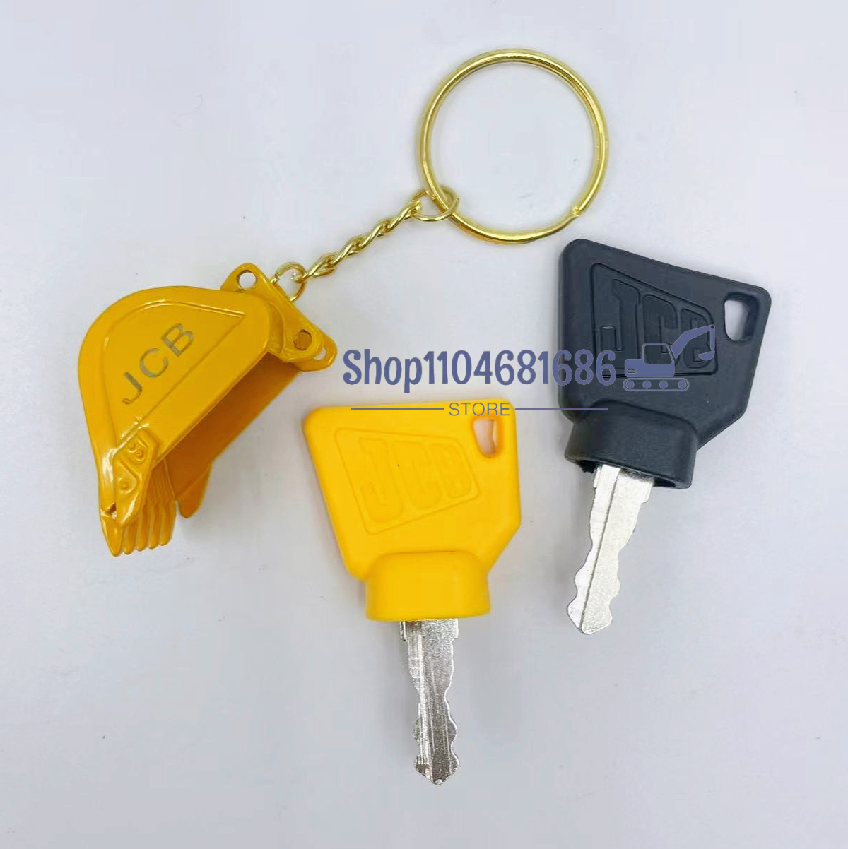 Heavy Equipment Key Set - 2 Piece Ignition Switch Starter Key