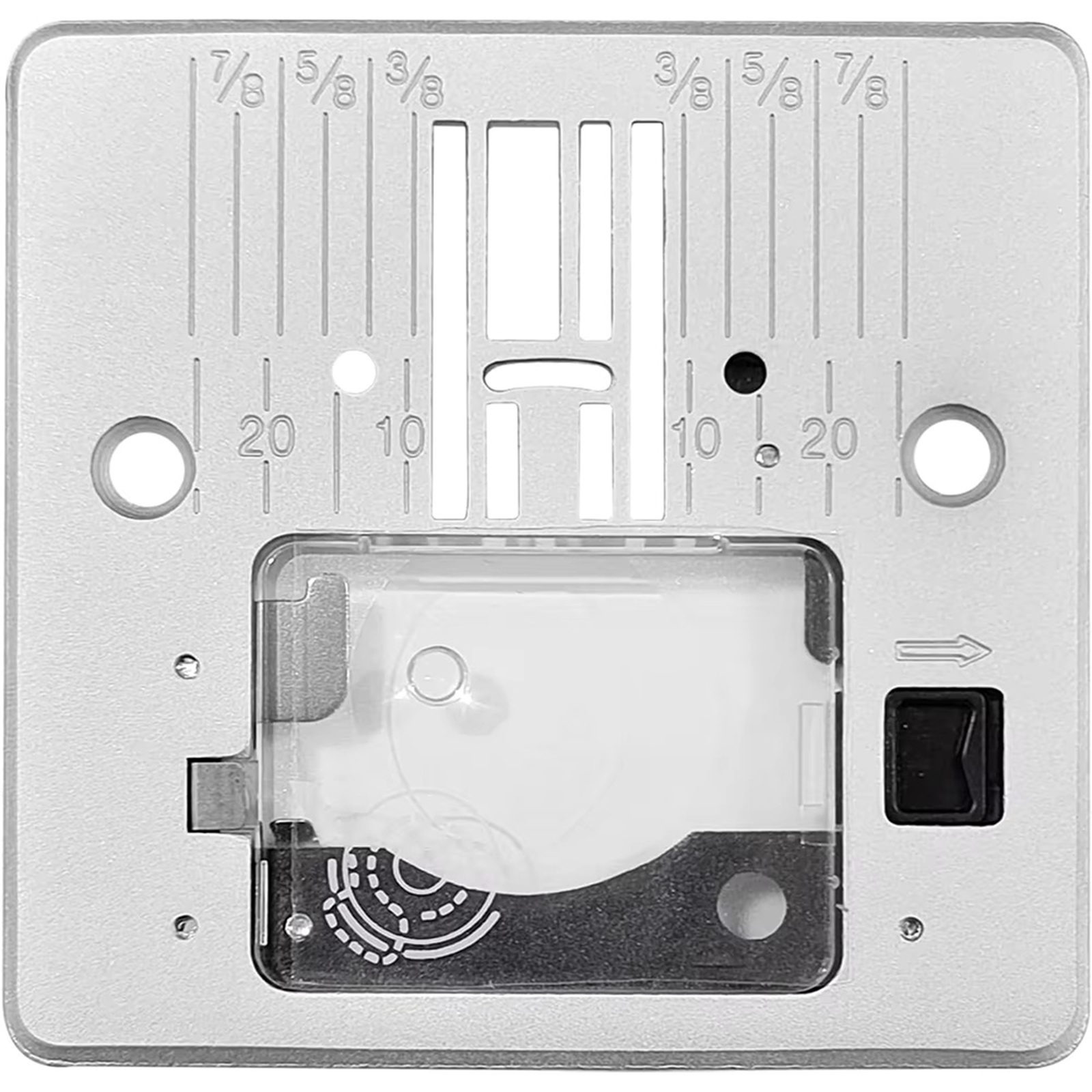 Heavy Equipment Spare Parts - Q60D #416472401 Needle Plate With Cover