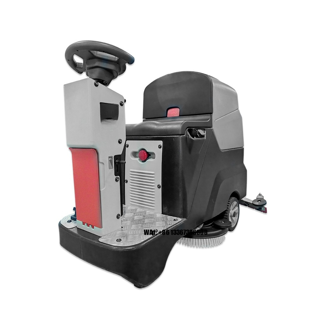 Industrial Floor Scrubber - Commercial Industrial Ride-on Vacuum Cleaners Electric