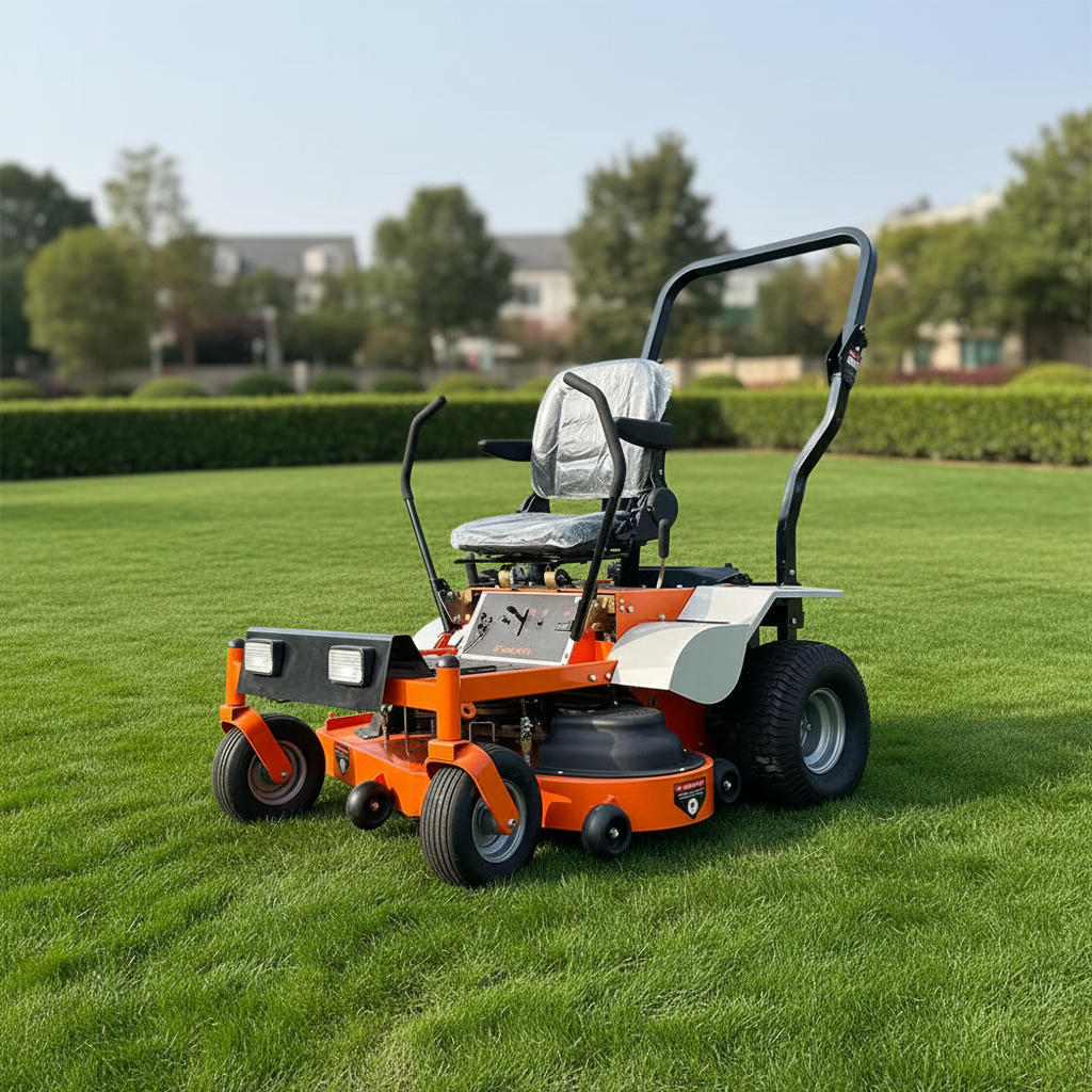 Heavy Equipment Working - Heavy Commercial Zero Turn Lawn Mower