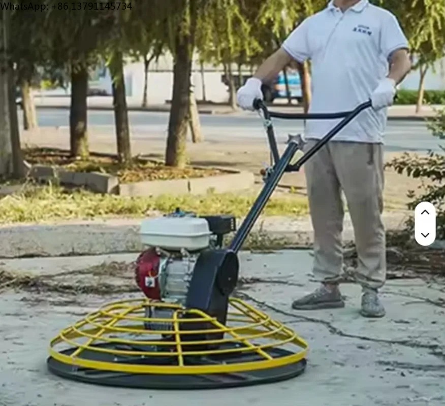 Power Trowel Concrete - Hand-Pushed Concrete Helicopter Power Trowel for