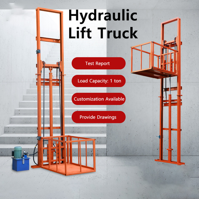 Heavy Equipment For Construction - Electric Cargo Elevator Lift Heavy Goods