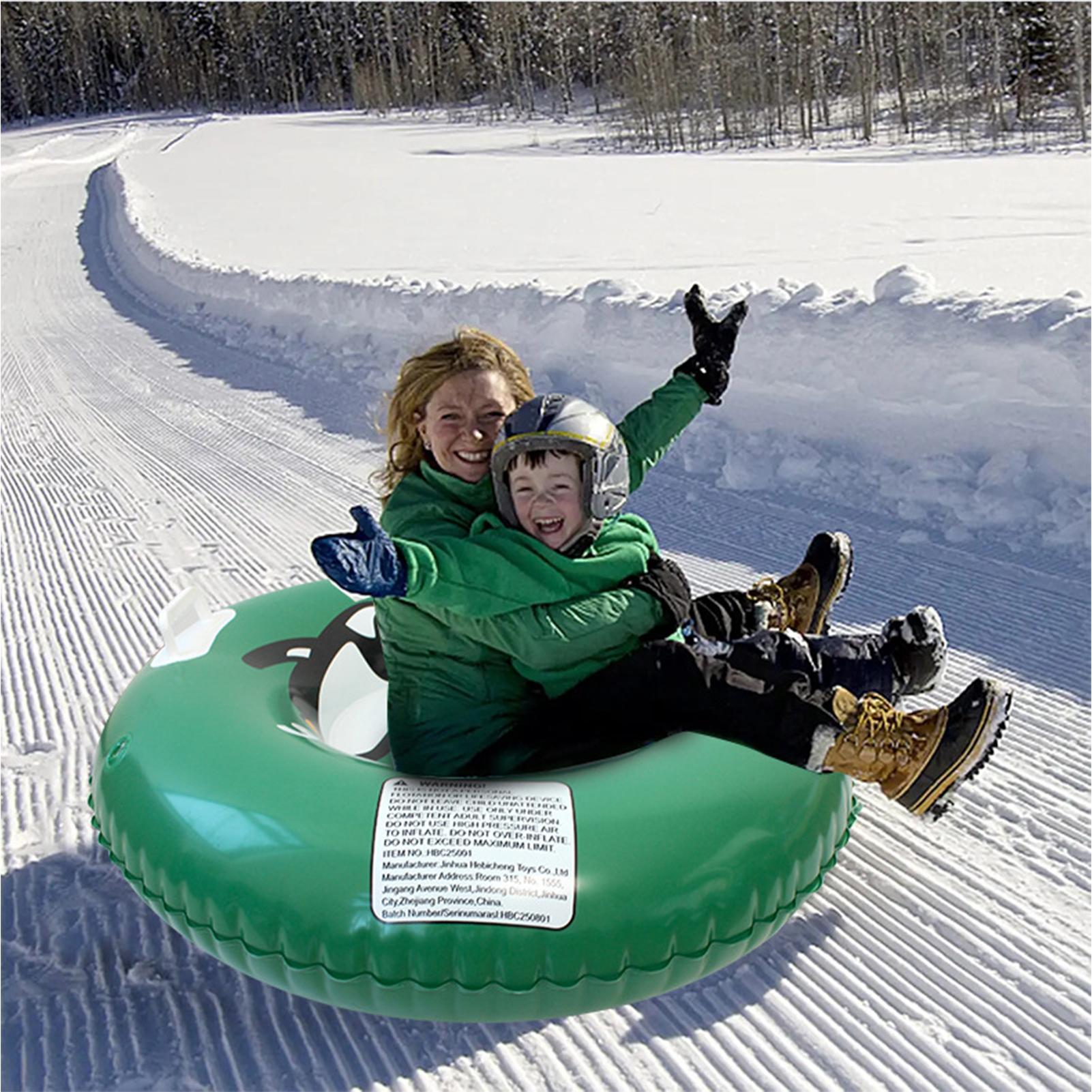 Heavy Equipment Handling - Inflatable Snow Tube, Thickened Heavy-Duty Sled