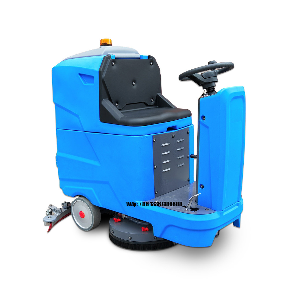 Industrial Floor Scrubber - Industrial Driving Floor Scrubber Cleaning Washing