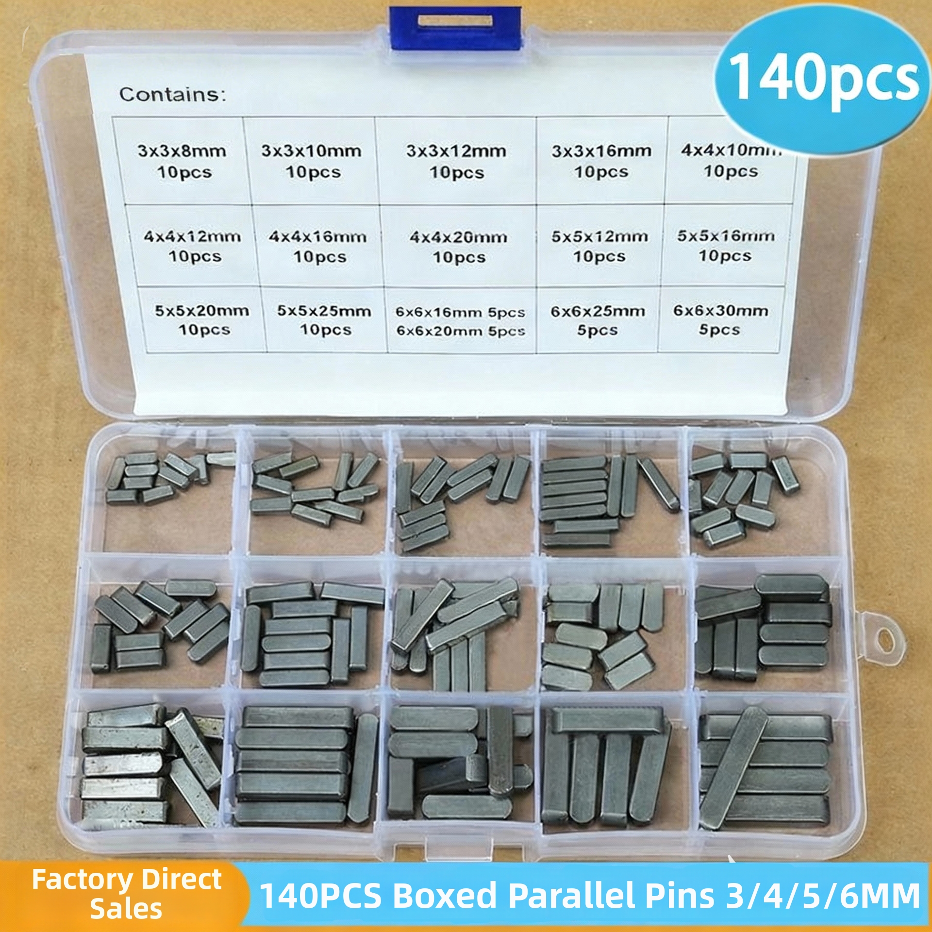 140PCS Metric Parallel Keys Se - огляд і ціна Heavy Equipment Key Set