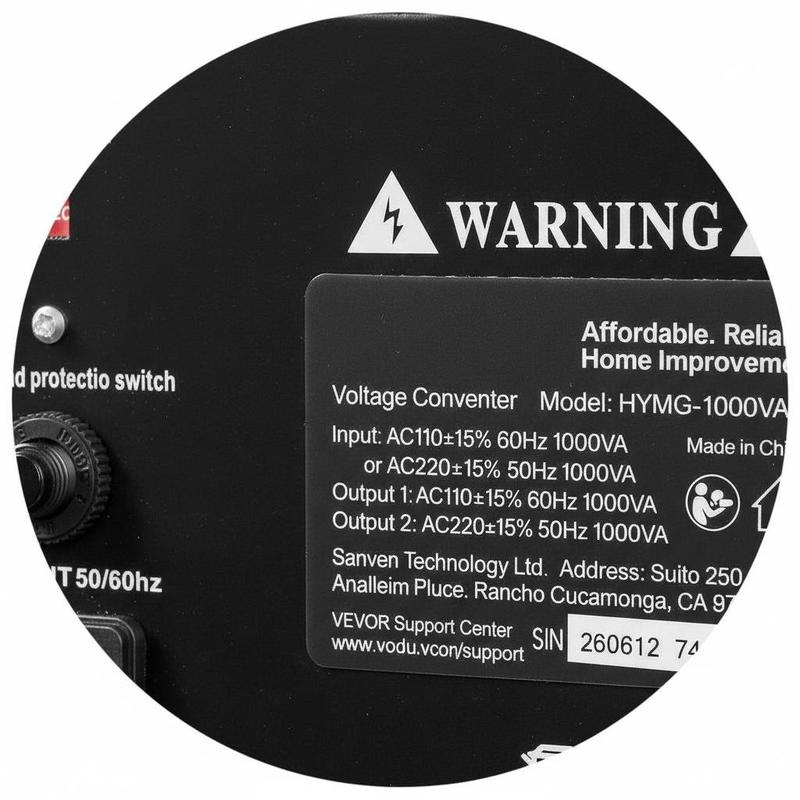 Power Voltage Changer 1000VA F - огляд і ціна Heavy Equipment Kitchen