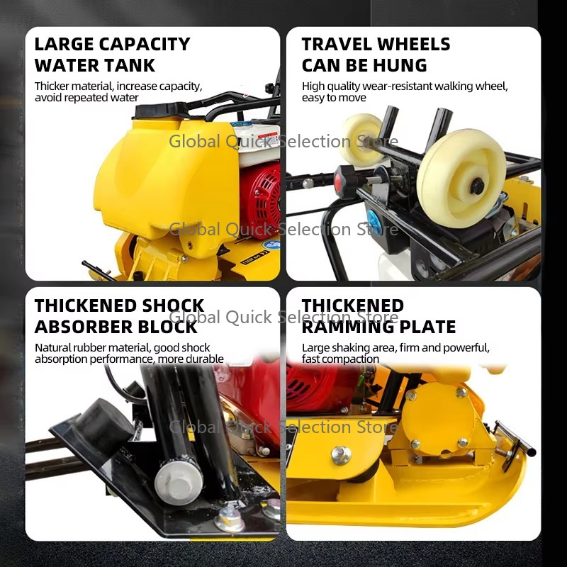 6.5HP Diesel Plate Compactor,  - огляд і ціна Plate Compactor Vibrator