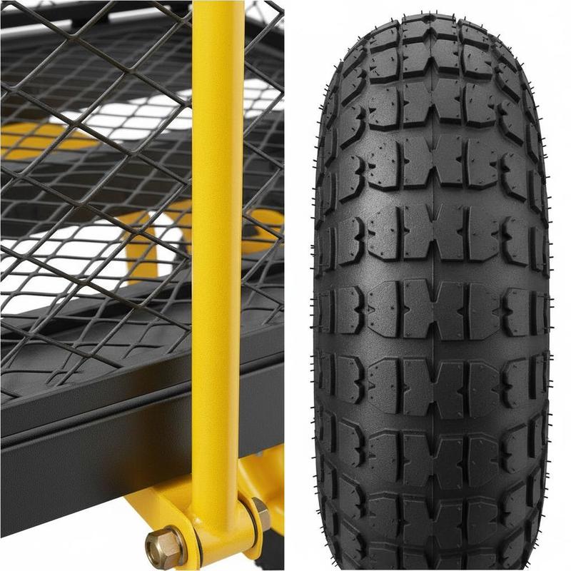 Steel Garden Cart 900 Lbs For  - огляд і ціна Heavy Equipment Handling