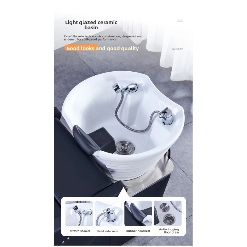 Salon Shampoo Bed Backwash Uni - огляд і ціна Heavy Equipment Unit