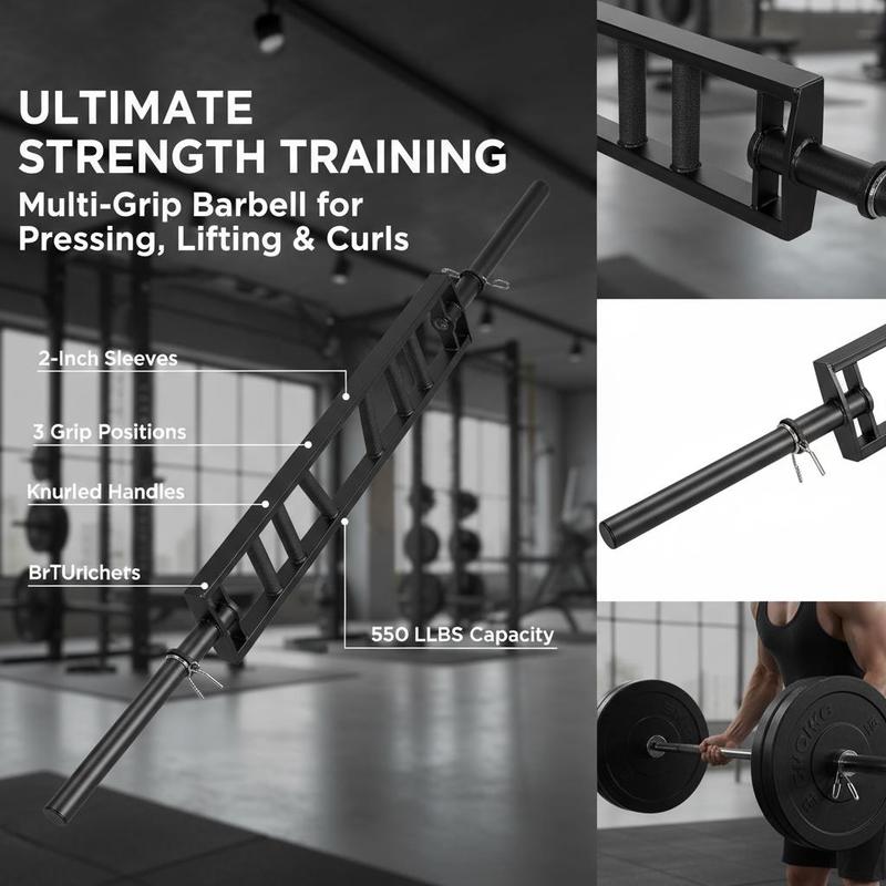Multi-Grip Weightlifting Rod 8 - огляд і ціна Heavy Equipment Handling