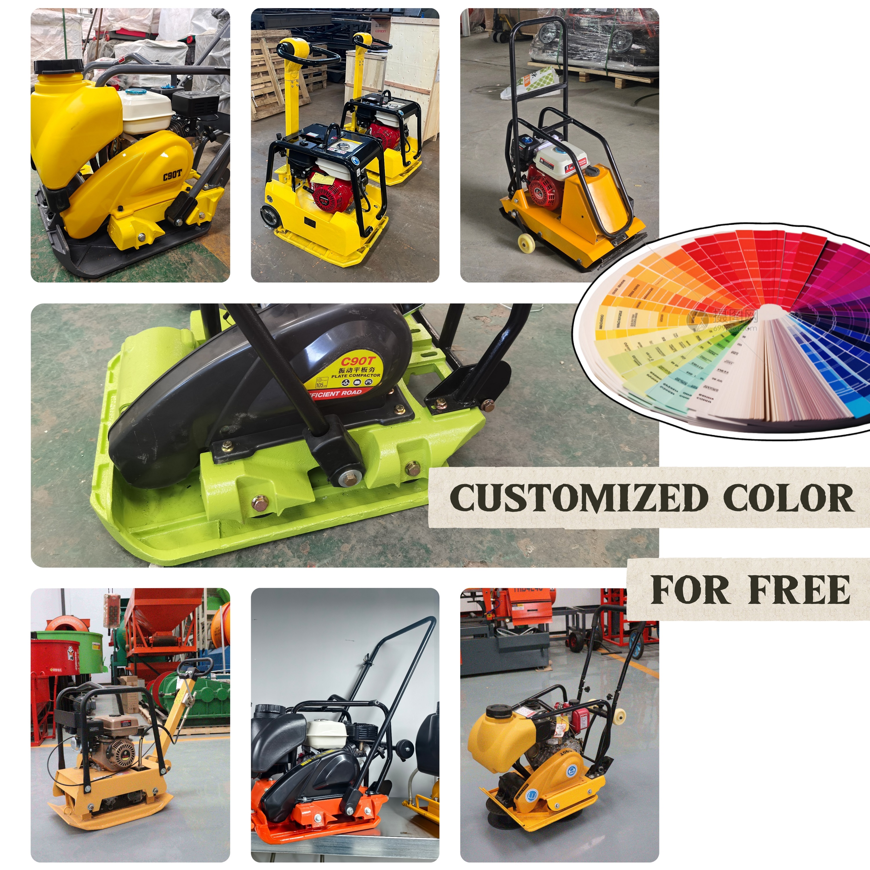 Reversible Mini Road Compactio - огляд і ціна Plate Compactor Vibrator