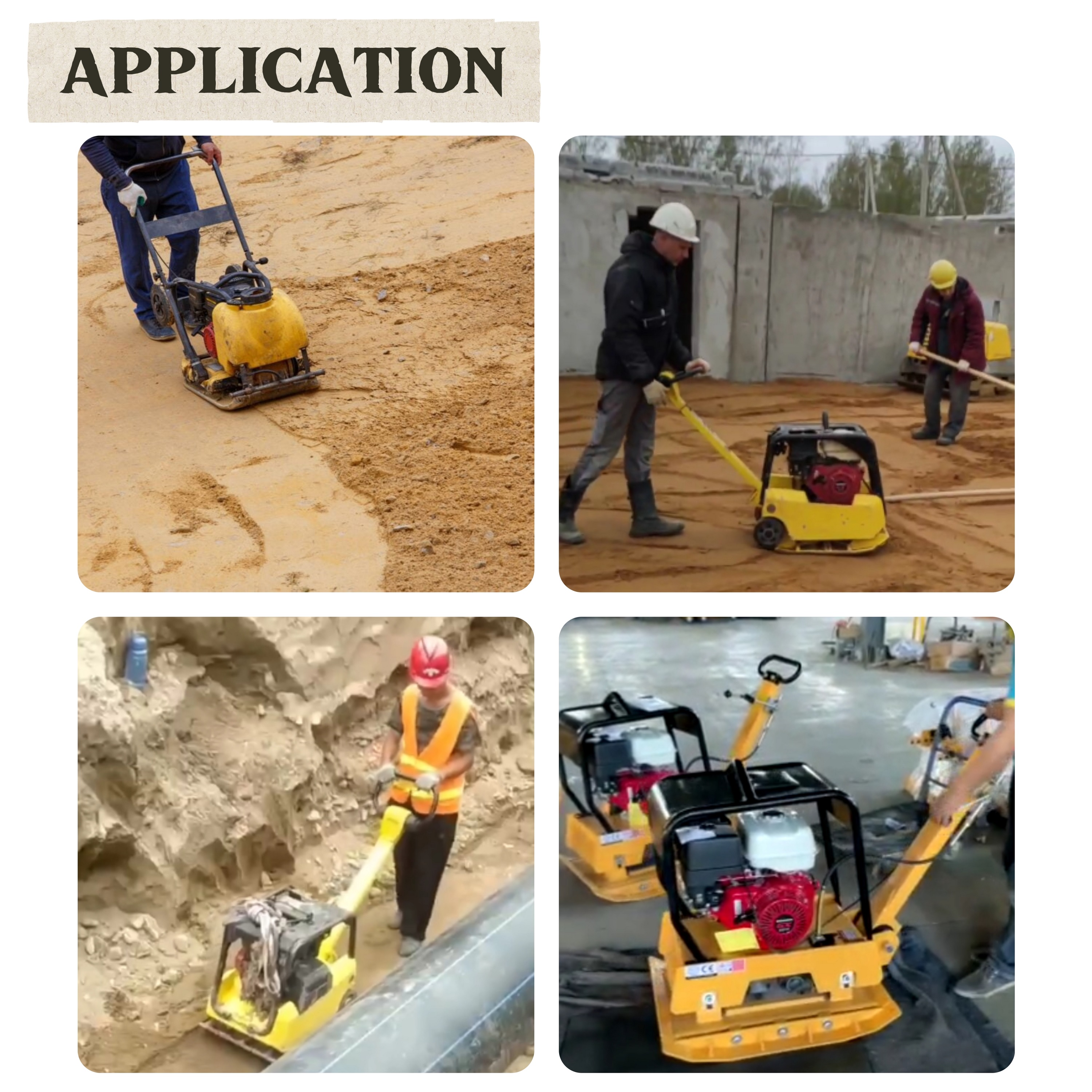 Reversible Mini Road Compactio - огляд і ціна Plate Compactor Vibrator