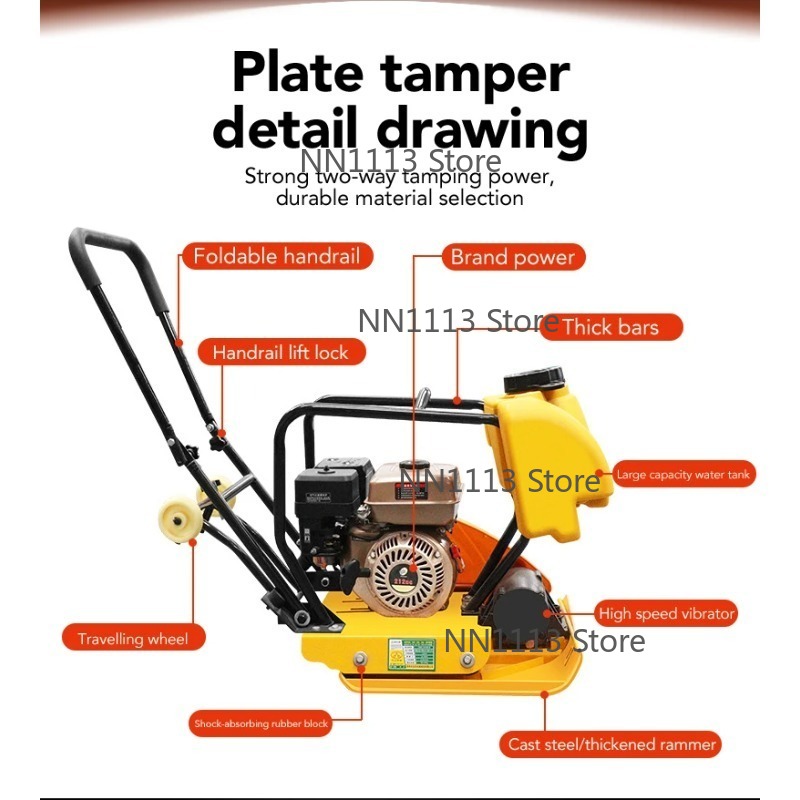 High Quality Vibrating Manual  - огляд і ціна Plate Compactor Vibrator