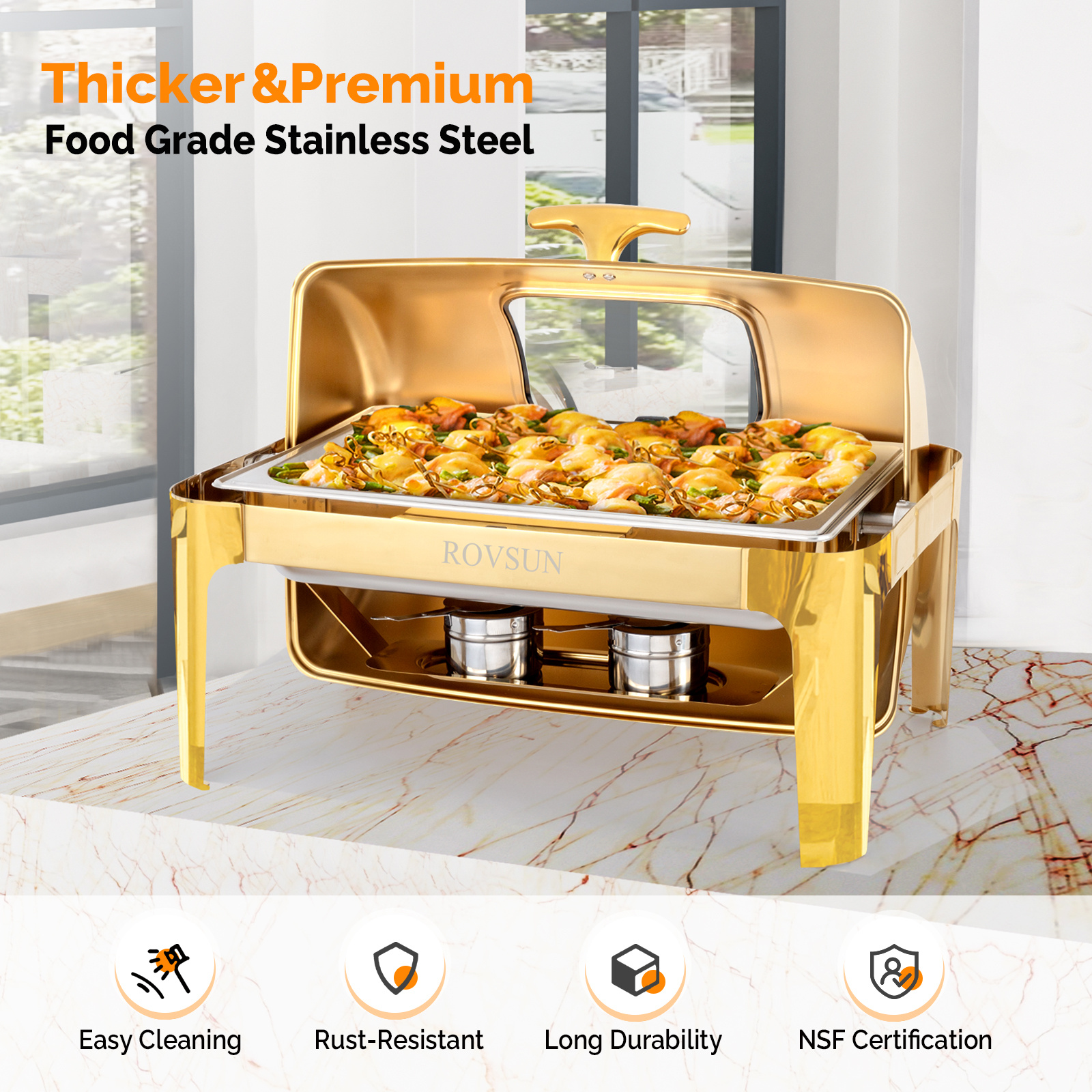 MEFFIR 9QT Commercial Gold Rol - огляд і ціна Heavy Equipment Kitchen