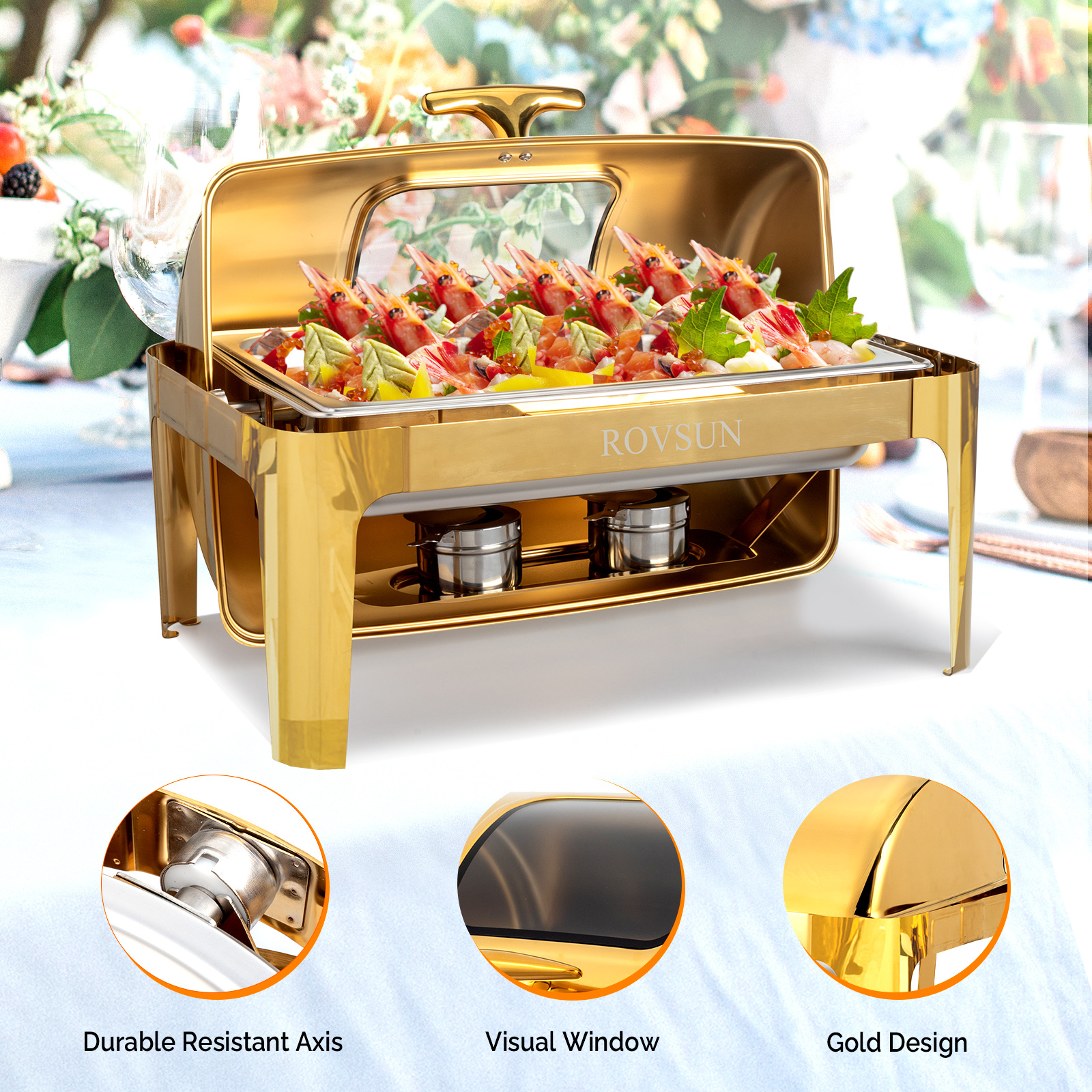 MEFFIR 9QT Commercial Gold Rol - огляд і ціна Heavy Equipment Kitchen