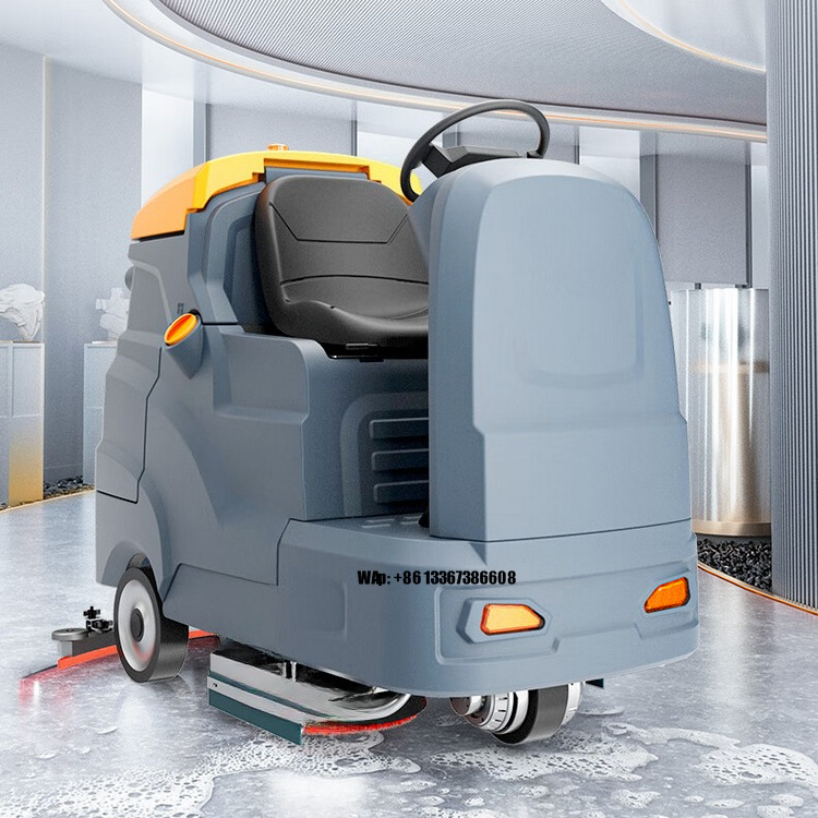 Double Professional Brush Floo - огляд і ціна Industrial Floor Scrubber