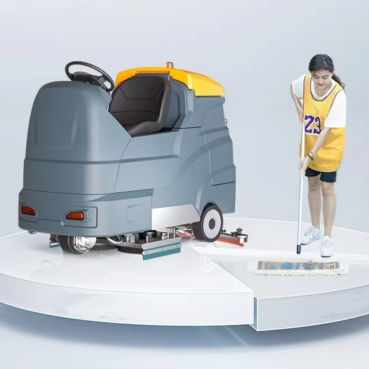 Double Professional Brush Floo - огляд і ціна Industrial Floor Scrubber