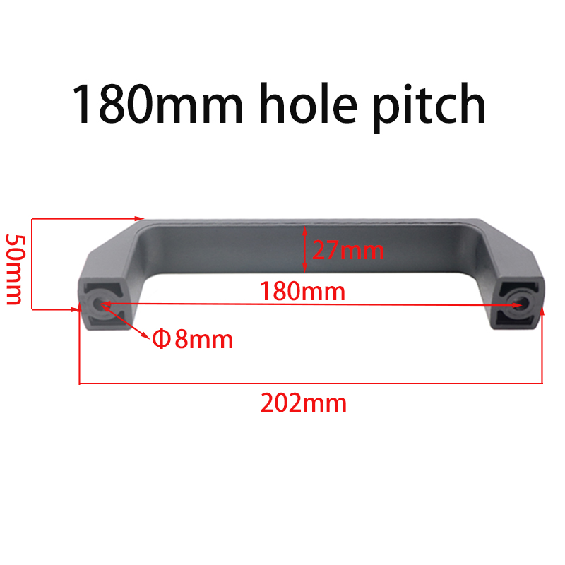 180mm Black Nylon Plastic Heav - огляд і ціна Heavy Equipment Handling