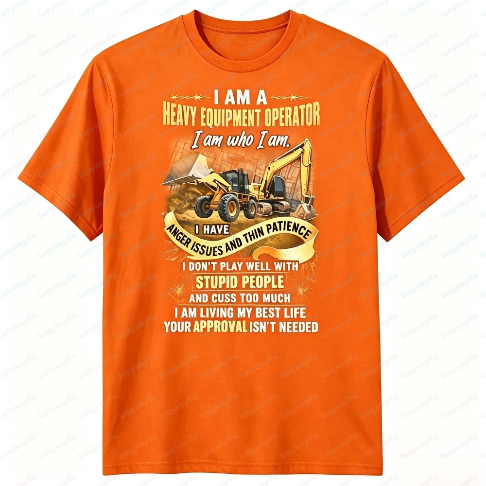 Men Summer Short Sleeve Fashio - огляд і ціна Heavy Equipment Operations