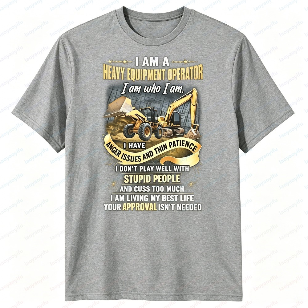 Men Summer Short Sleeve Fashio - огляд і ціна Heavy Equipment Operations