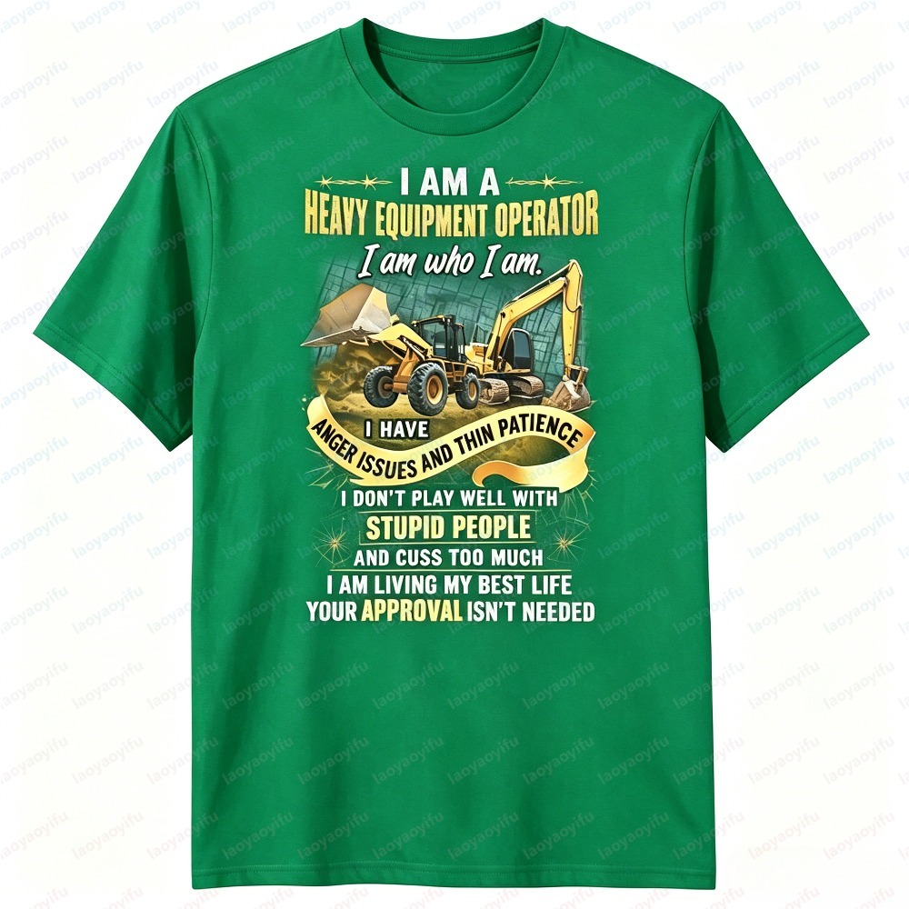 Men Summer Short Sleeve Fashio - огляд і ціна Heavy Equipment Operations