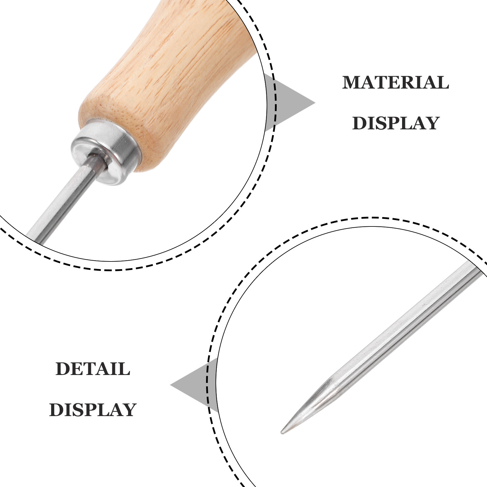 Wood Handle Ice Pick Stainless - огляд і ціна Heavy Equipment Kitchen