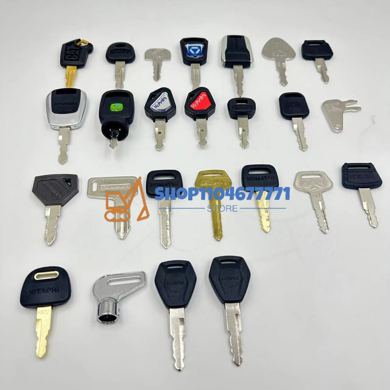 25pcs Excavator Keys for Cat f - огляд і ціна Heavy Equipment Key Set