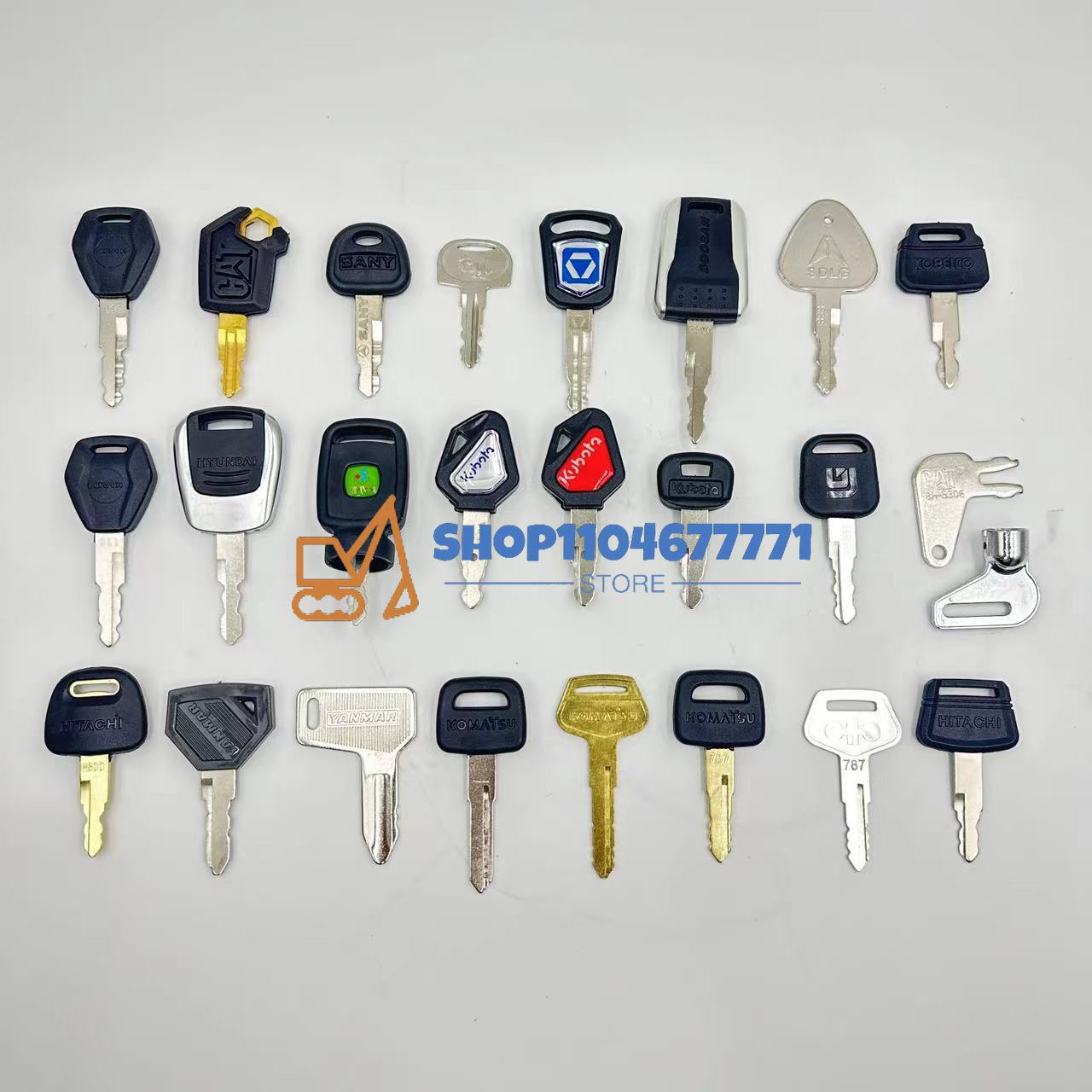 25pcs Excavator Keys for Cat f - огляд і ціна Heavy Equipment Key Set