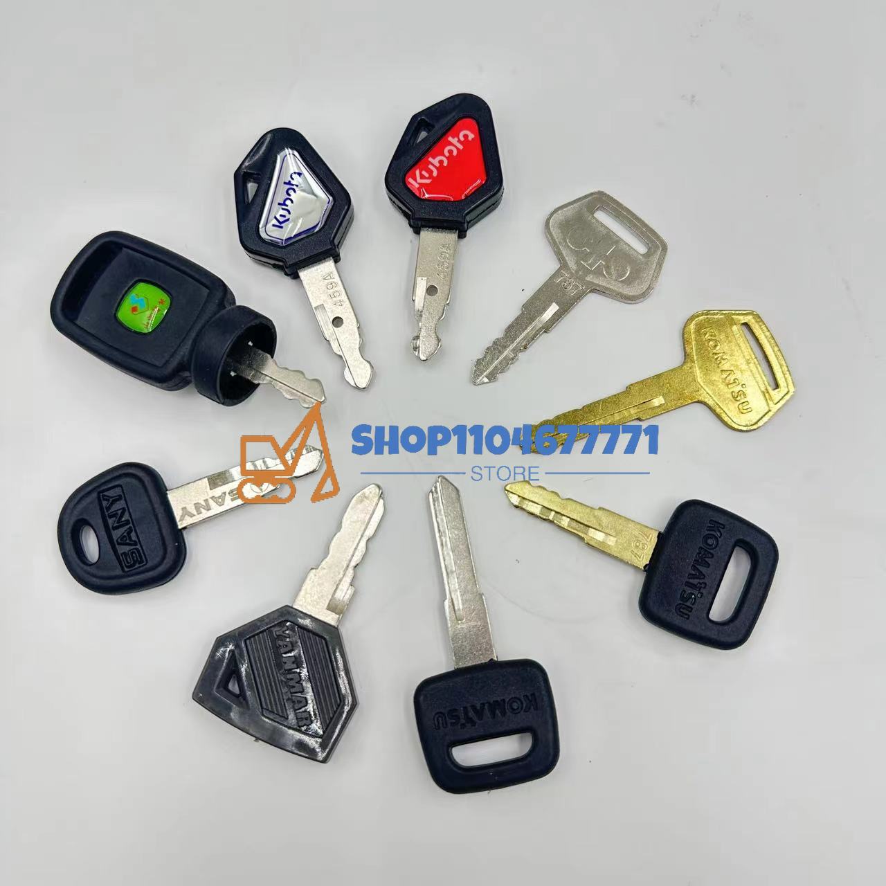 25pcs Excavator Keys for Cat f - огляд і ціна Heavy Equipment Key Set
