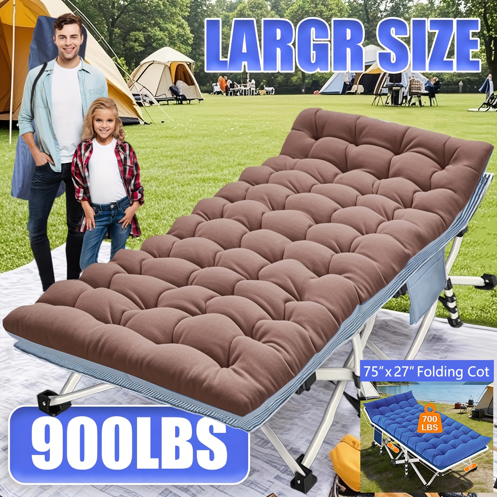 Portable Camping Cot, 700LBS-9 - огляд і ціна Heavy Equipment Unit