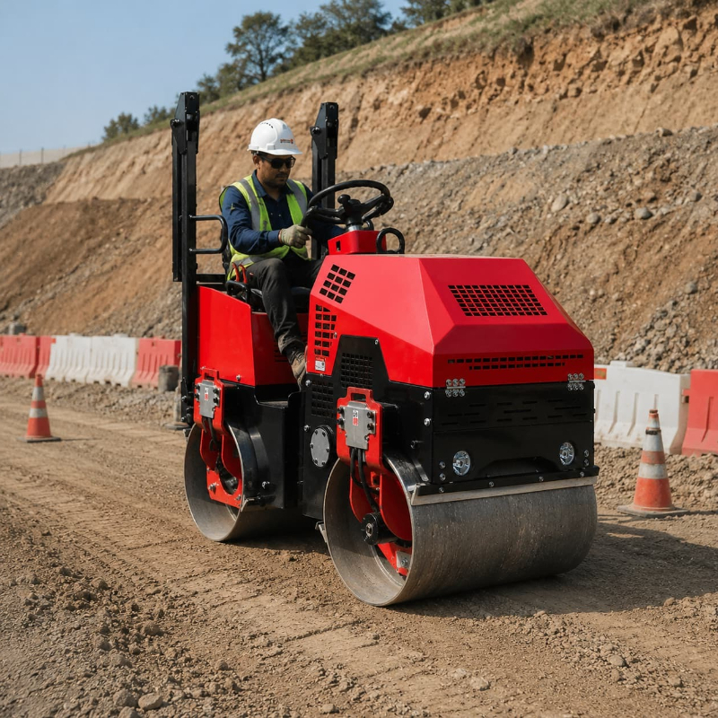 Double Drum Vibratory Road Rol - огляд і ціна Heavy Equipment For Construction