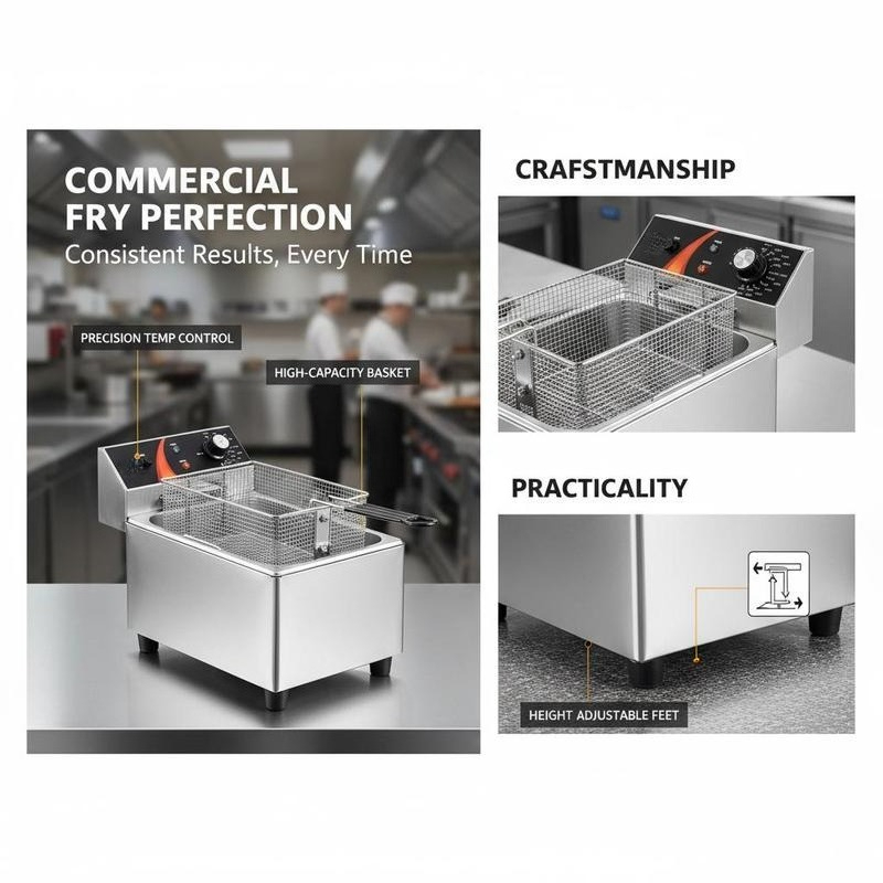 Tabletop Frying Machine 12Qt / - огляд і ціна Heavy Equipment For Construction