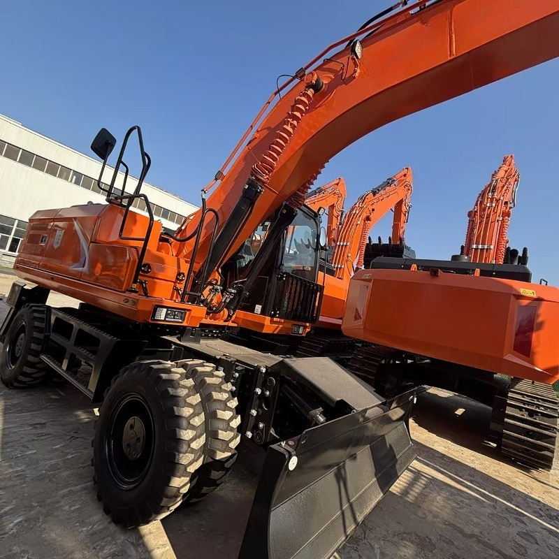 Durable Wheel Mounted Excavato - огляд і ціна Heavy Equipment Working