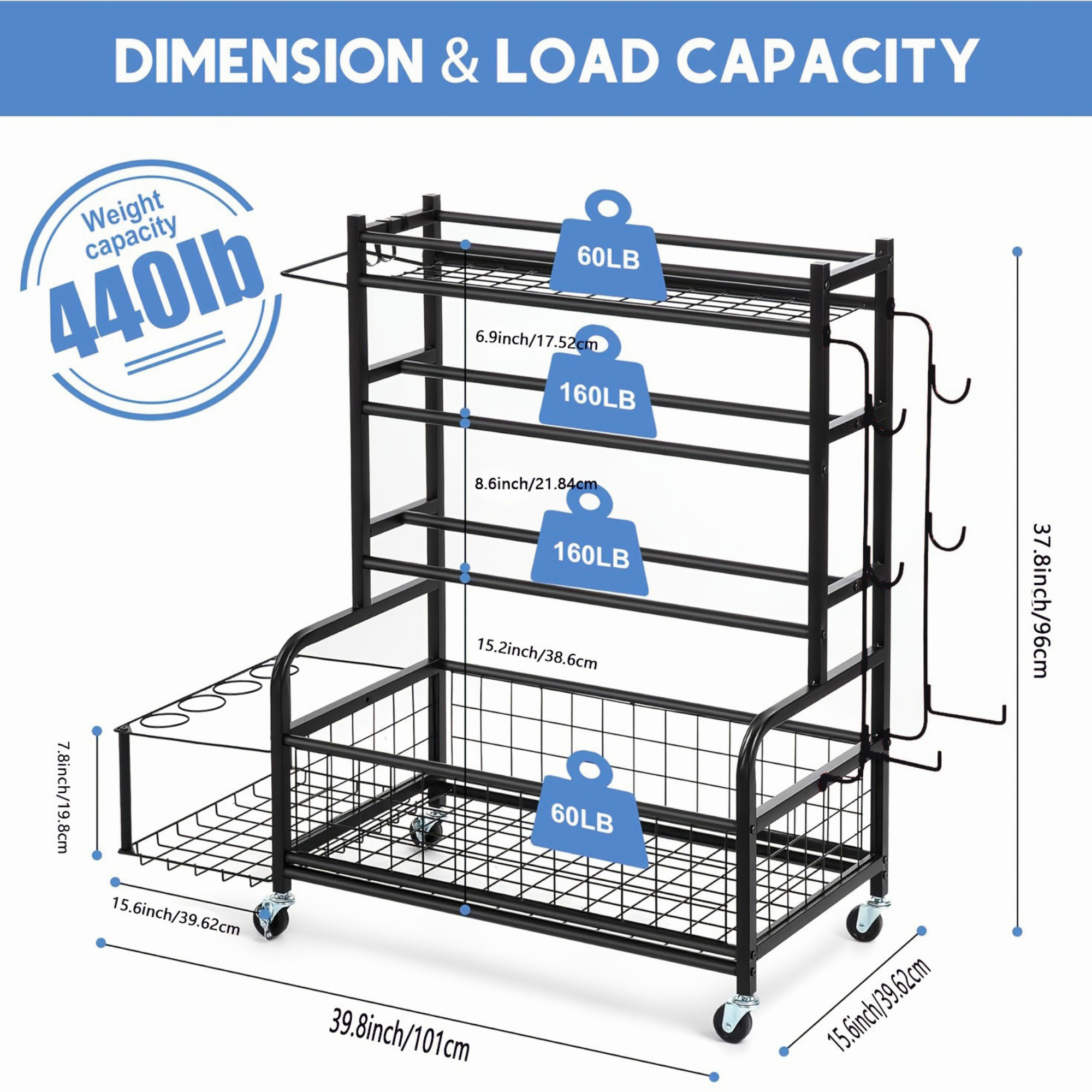 Blacksmith 4 Tier Storage Rack - огляд і ціна Heavy Equipment Kitchen