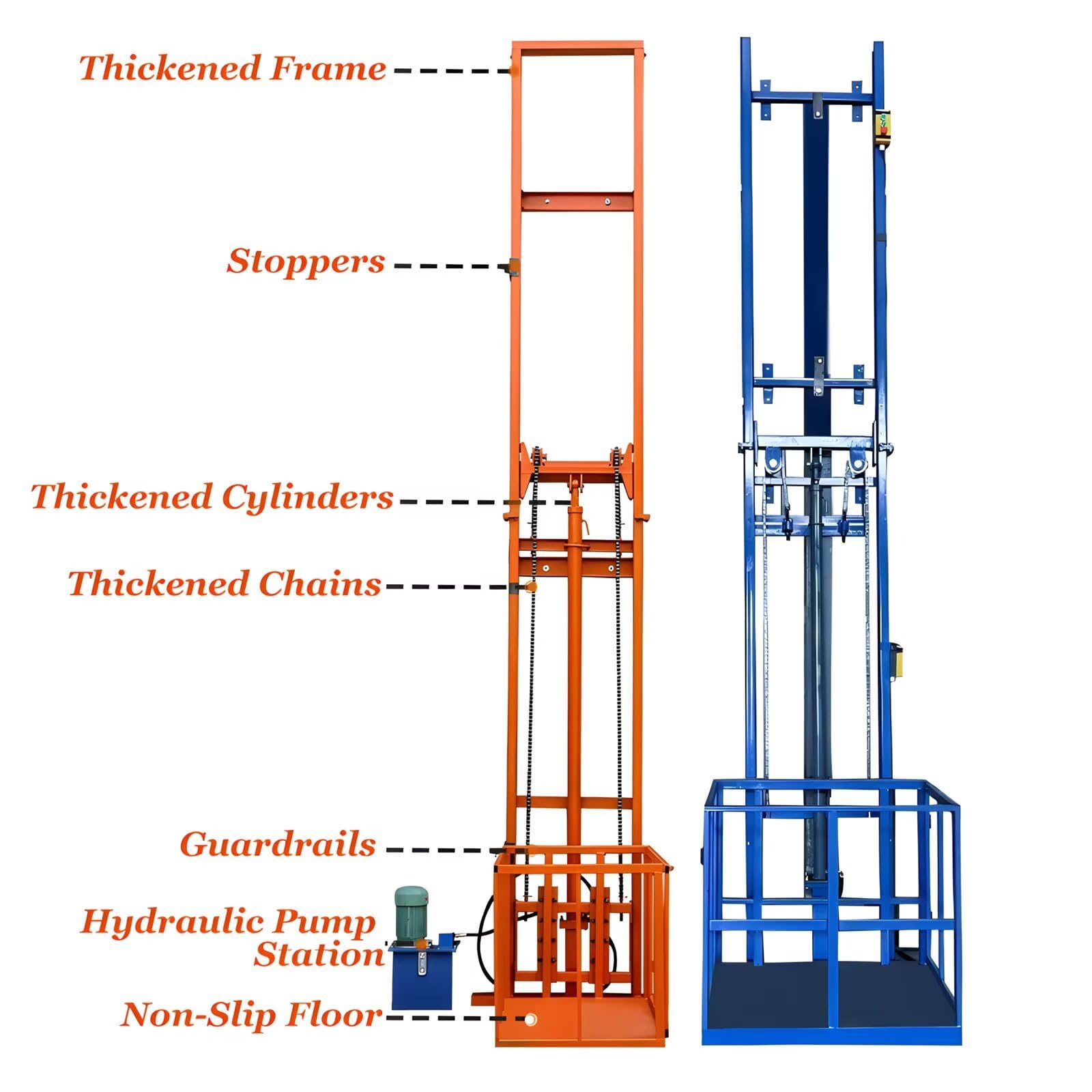 Electric Cargo Elevator Lift H - огляд і ціна Heavy Equipment For Construction