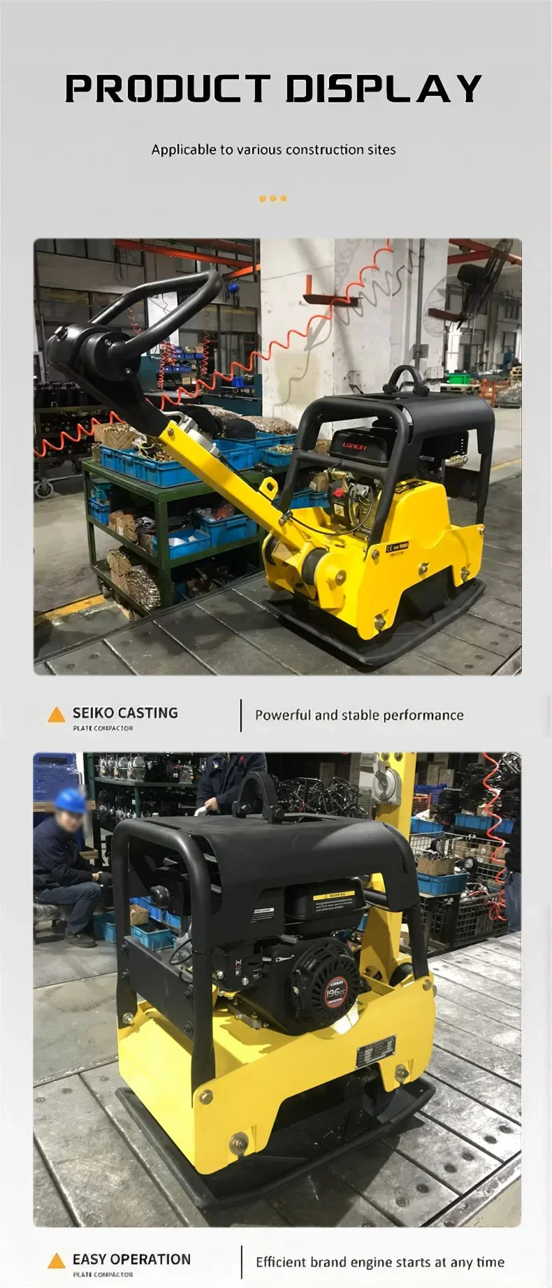 Reasonable Price Handheld Reve - огляд і ціна Plate Compactor Vibrator